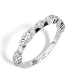 Marquise and Rose Cut Diamond Wedding Band by Allure